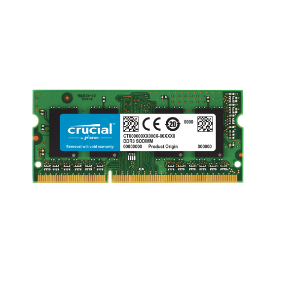 قیمت رم DDR3 برند Crucial هشت گیگ-12800-1600