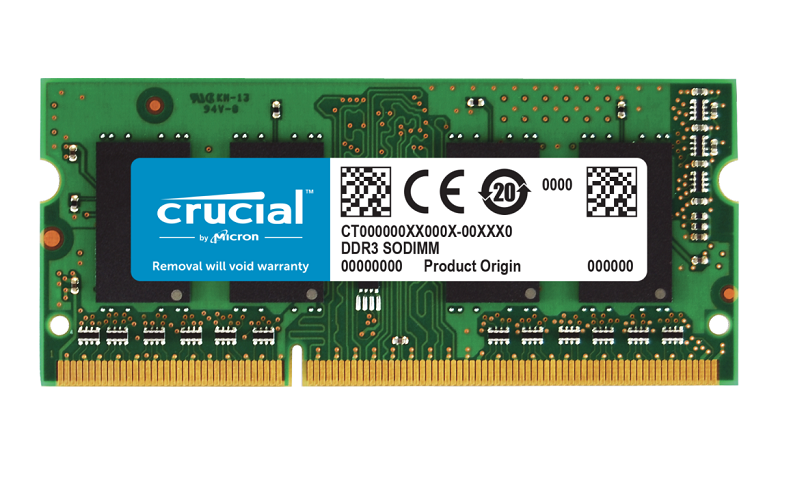 قیمت رم DDR3 برند Crucial هشت گیگ-12800-1600